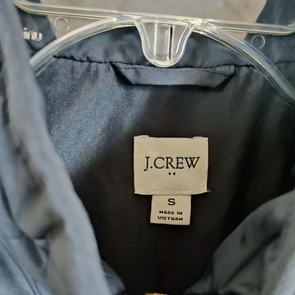 J Crew Excursion Puffer Vest Womens Small Quilted Navy Blue Size AB467 - Picture 3 of 7